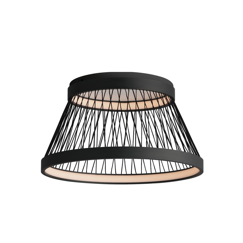 ET2 - LED Flush Mount - Loom - Black- Union Lighting Luminaires Decor
