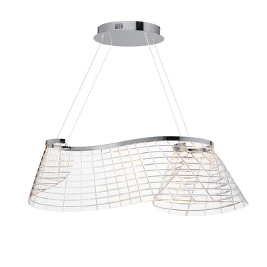 ET2 - LED Linear Pendant - Tartan - Polished Chrome- Union Lighting Luminaires Decor