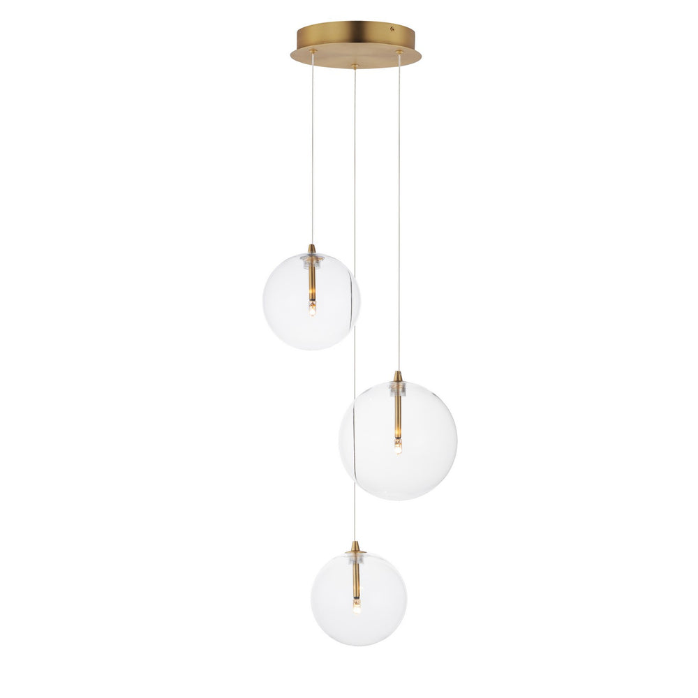 ET2 - LED Pendant - Global - Natural Aged Brass- Union Lighting Luminaires Decor