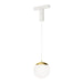 ET2 - LED Track Pendant - Continuum - Track - White/Natural Aged Brass- Union Lighting Luminaires Decor