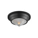 Maxim - One Light Flush Mount - Hargreaves - Black- Union Lighting Luminaires Decor
