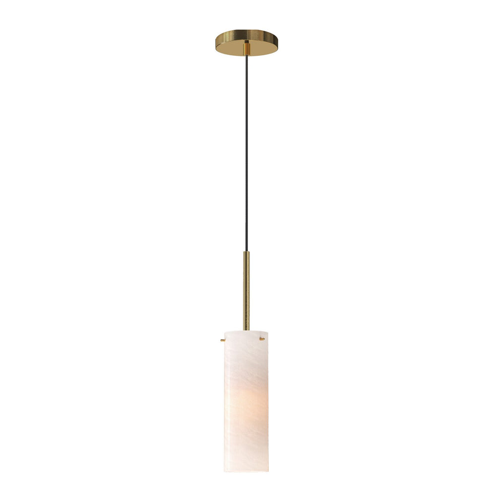 Maxim - One Light Pendant - Blizzard - Natural Aged Brass- Union Lighting Luminaires Decor