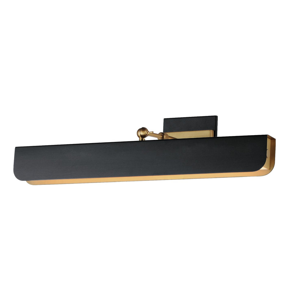 Maxim - LED Wall Sconce - Miles - Black / Natural Aged Brass- Union Lighting Luminaires Decor