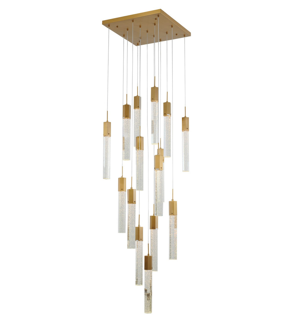 Bethel International Canada - 15 Light Chandelier - Gold- Union Lighting Luminaires Decor