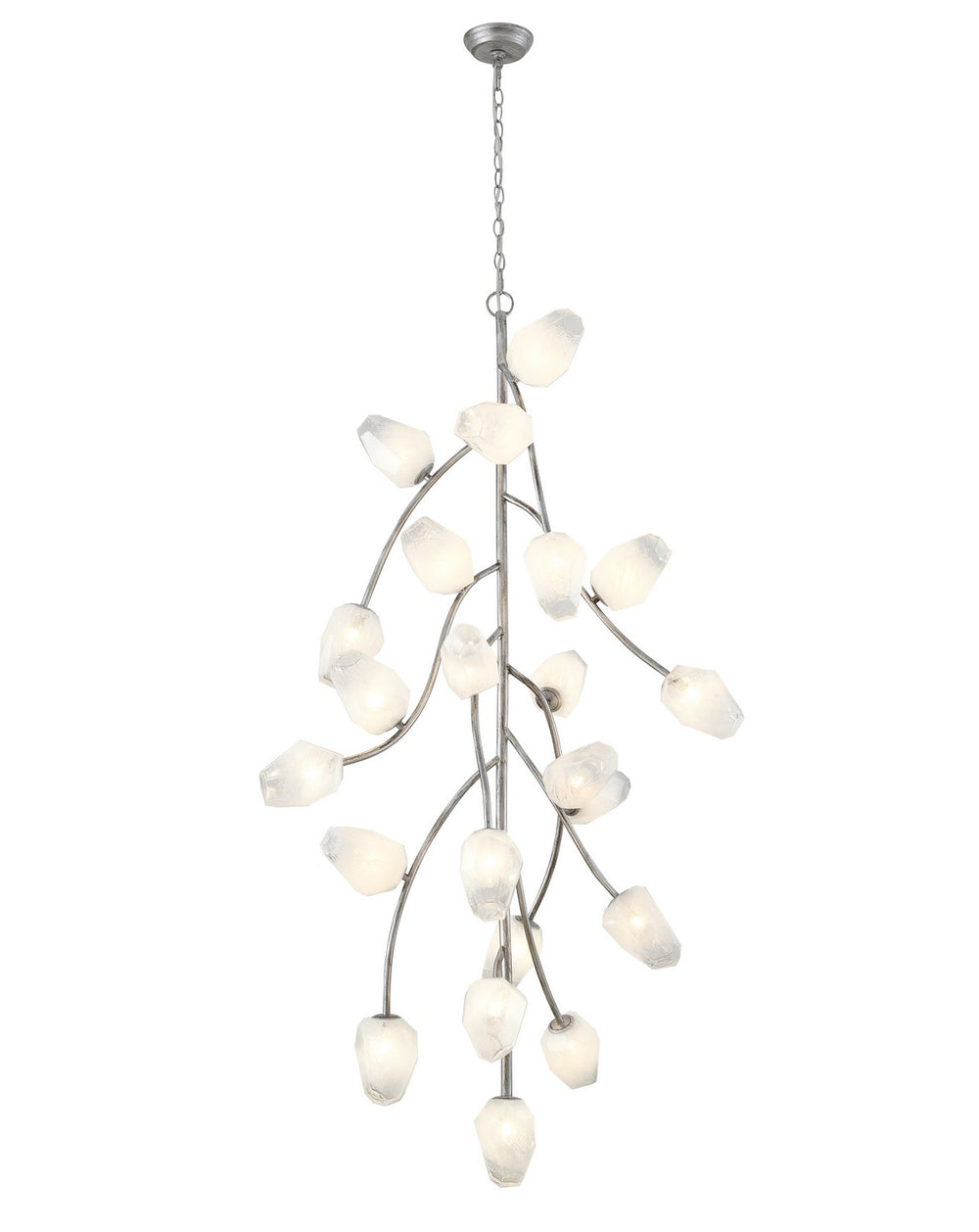 Bethel International Canada - 22 Light Chandelier - Antique Silver- Union Lighting Luminaires Decor