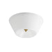 Maxim - LED Flush Mount - Tack - Natural Aged Brass- Union Lighting Luminaires Decor