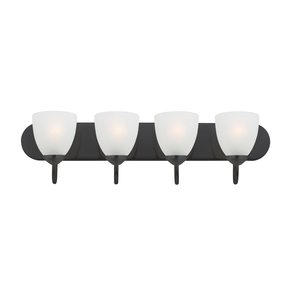 Maxim - Four Light Bath Vanity - Axis - Black- Union Lighting Luminaires Decor