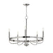 Maxim - Five Light Chandelier - Frankie - Satin Nickel- Union Lighting Luminaires Decor