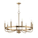 Maxim - Eight Light Chandelier - Frankie - Heritage- Union Lighting Luminaires Decor
