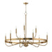 Maxim - Nine Light Chandelier - Frankie - Heritage- Union Lighting Luminaires Decor