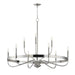 Maxim - Nine Light Chandelier - Frankie - Satin Nickel- Union Lighting Luminaires Decor