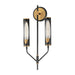 Maxim - LED Wall Sconce - Regent - Black / Antique Brass- Union Lighting Luminaires Decor