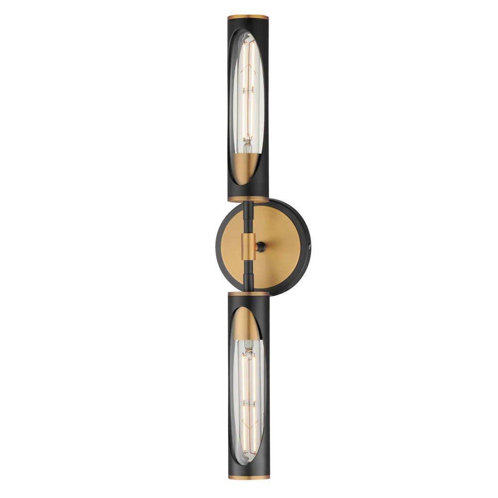 Maxim - LED Bath Vanity - Regent - Black / Antique Brass- Union Lighting Luminaires Decor