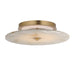 Maxim - LED Wall Sconce/Flush Mount - Quarry - Natural Aged Brass- Union Lighting Luminaires Decor