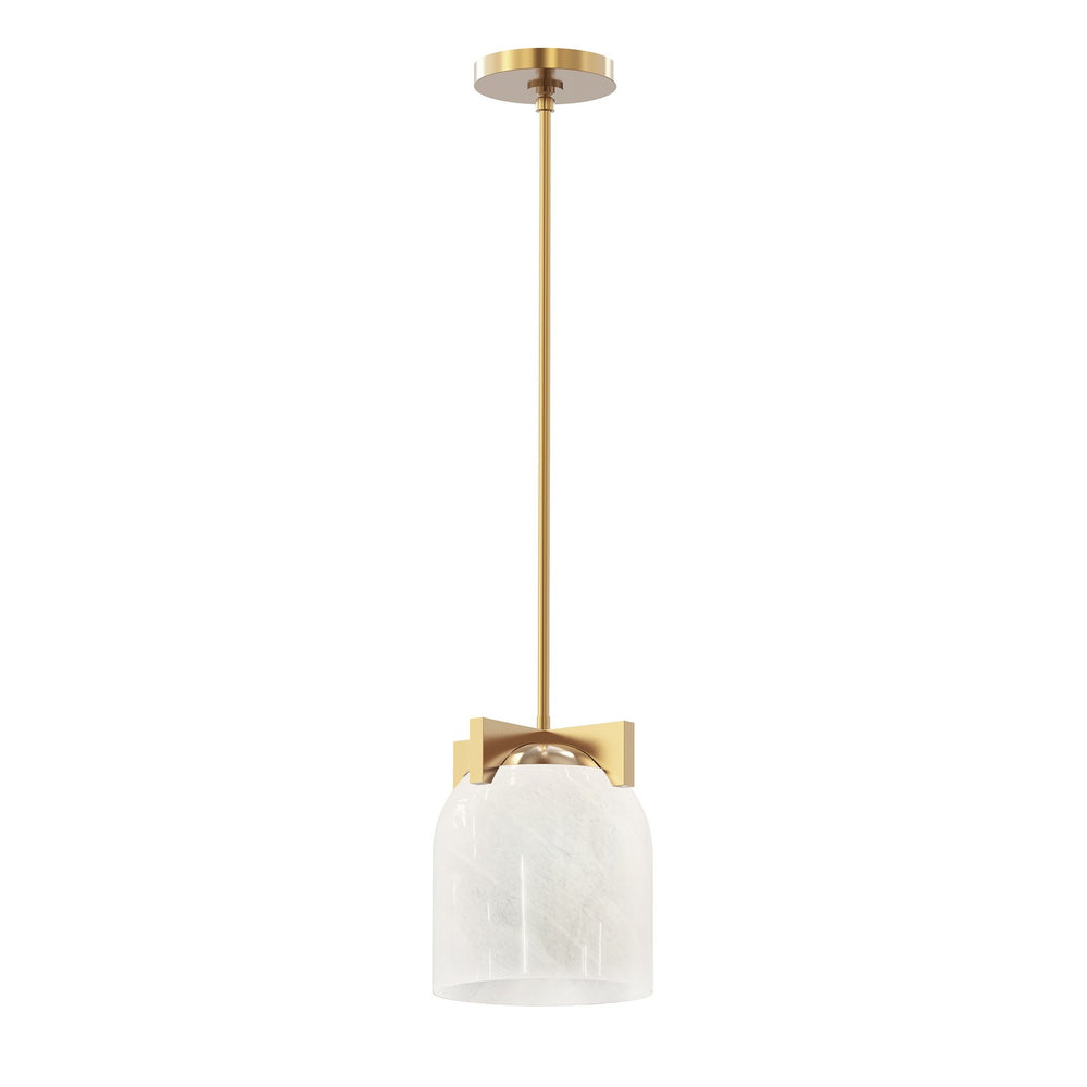Maxim - One Light Pendant - Scoop - Natural Aged Brass- Union Lighting Luminaires Decor