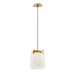 Maxim - One Light Pendant - Scoop - Natural Aged Brass- Union Lighting Luminaires Decor