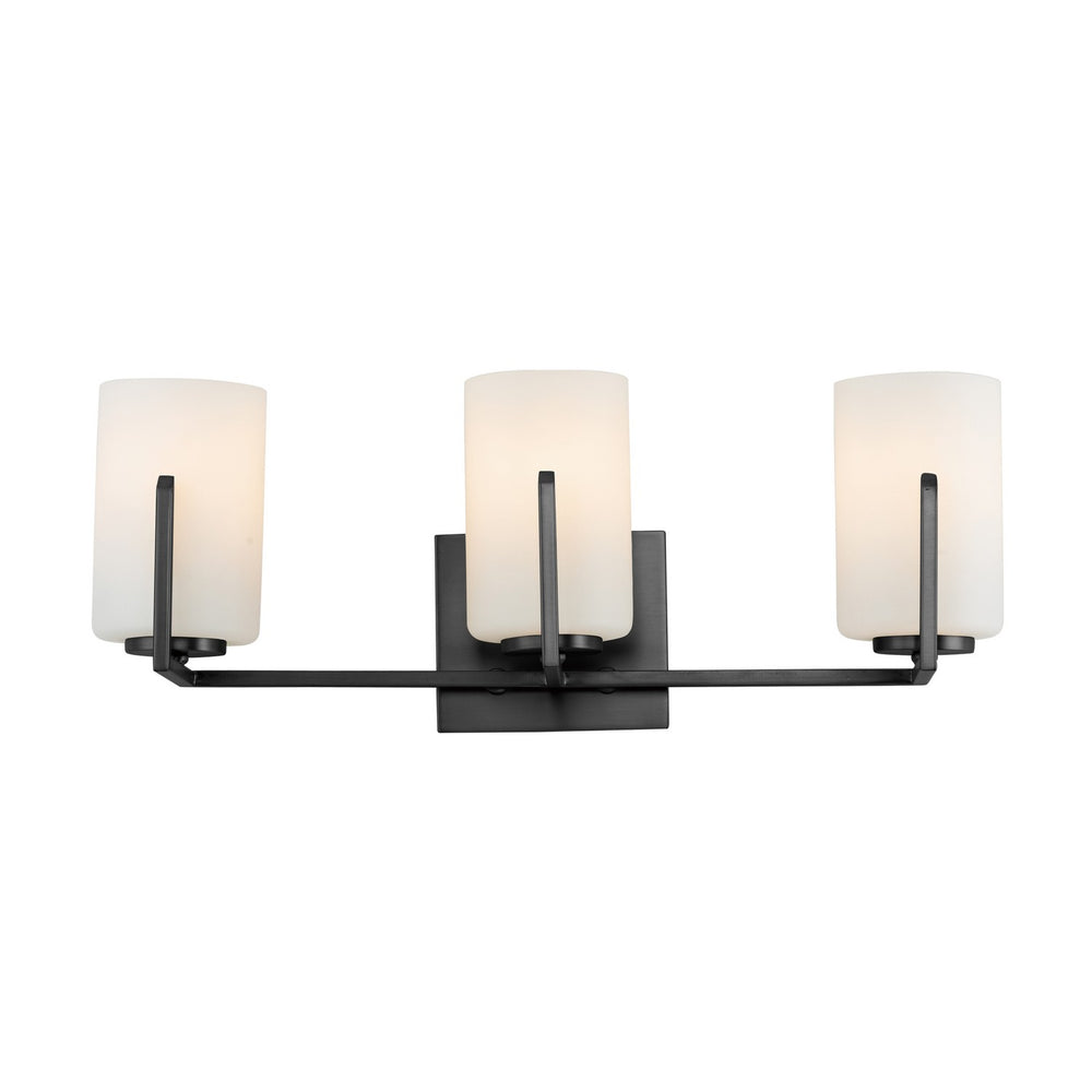 Maxim - Three Light Bath Vanity - Dart - Black- Union Lighting Luminaires Decor