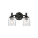Maxim - Two Light Wall Sconce - Swirl - Black- Union Lighting Luminaires Decor