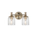 Maxim - Two Light Wall Sconce - Swirl - Satin Champagne- Union Lighting Luminaires Decor