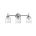 Maxim - Three Light Bath Vanity - Swirl - Satin Nickel- Union Lighting Luminaires Decor