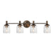 Maxim - Four Light Bath Vanity - Swirl - Antique Bronze- Union Lighting Luminaires Decor
