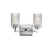 Maxim - Two Light Wall Sconce - Rigata - Polished Nickel- Union Lighting Luminaires Decor
