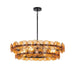 Maxim - Four Light Chandelier - Loren - Gunmetal- Union Lighting Luminaires Decor