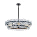 Maxim - Four Light Chandelier - Loren - Gunmetal- Union Lighting Luminaires Decor