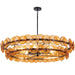 Maxim - Six Light Chandelier - Loren - Gunmetal- Union Lighting Luminaires Decor