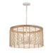 Maxim - Four Light Pendant - Vannerie - Ecru- Union Lighting Luminaires Decor