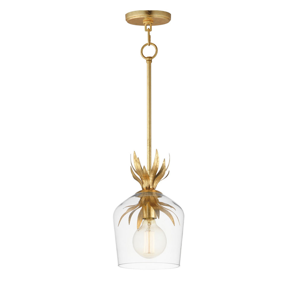 Maxim - One Light Pendant - Paloma - Gold Leaf- Union Lighting Luminaires Decor