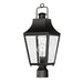 Maxim - One Light Outdoor Post Mount - Storybook - Black- Union Lighting Luminaires Decor