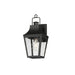 Maxim - One Light Outdoor Wall Sconce - Storybook - Black- Union Lighting Luminaires Decor