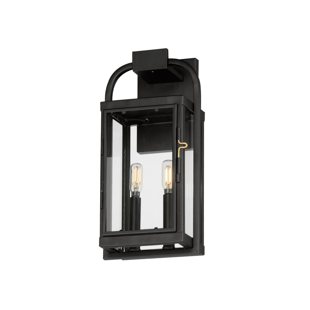 Maxim - Two Light Outdoor Wall Sconce - Bonham - Black- Union Lighting Luminaires Decor