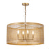 Maxim - Four Light Pendant - Hatcher - Gold- Union Lighting Luminaires Decor