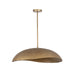 Maxim - Two Light Pendant - Denarii - Natural Gold- Union Lighting Luminaires Decor