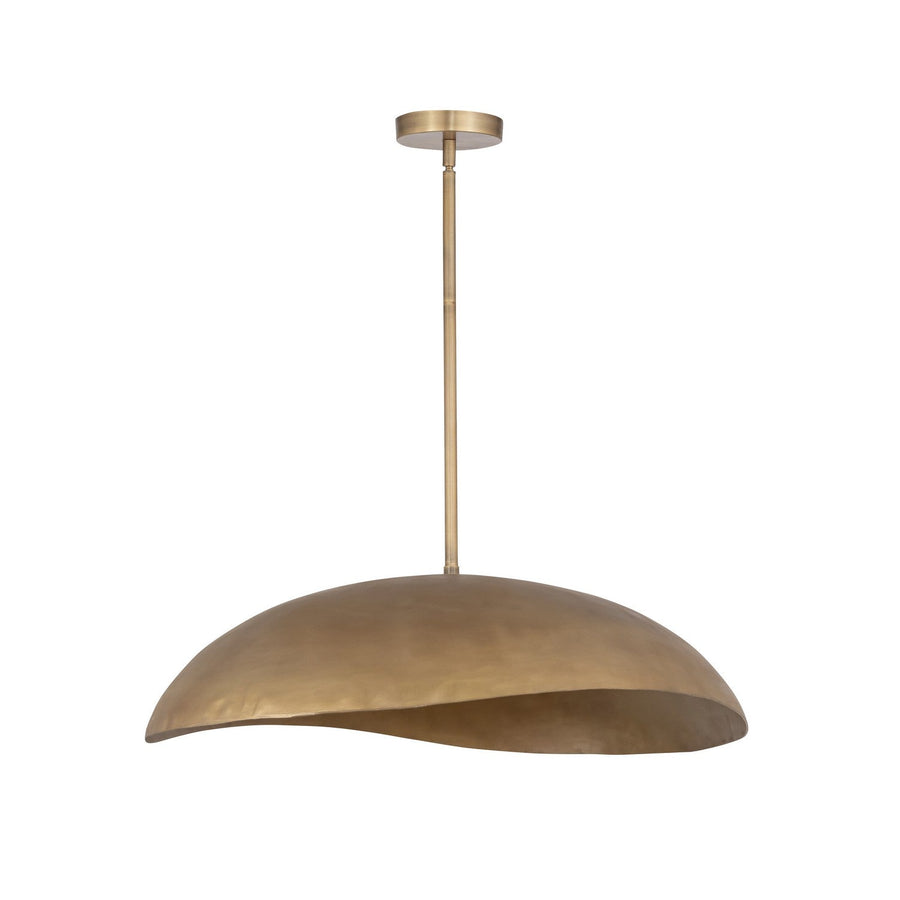 Maxim - Two Light Pendant - Denarii - Natural Gold- Union Lighting Luminaires Decor