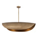 Maxim - Two Light Linear Pendant - Denarii - Natural Gold- Union Lighting Luminaires Decor
