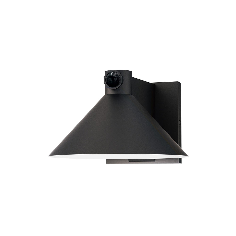 Maxim - LED Outdoor Wall Sconce W/ Dusk-Dawn - Conoid LED - Black- Union Lighting Luminaires Decor
