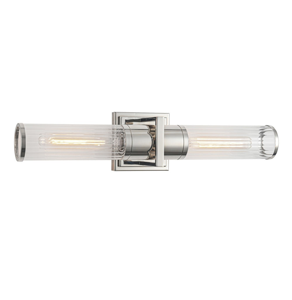 Artcraft Canada - Two Light Bathroom Vanity - Positano - Polished Nickel- Union Lighting Luminaires Decor