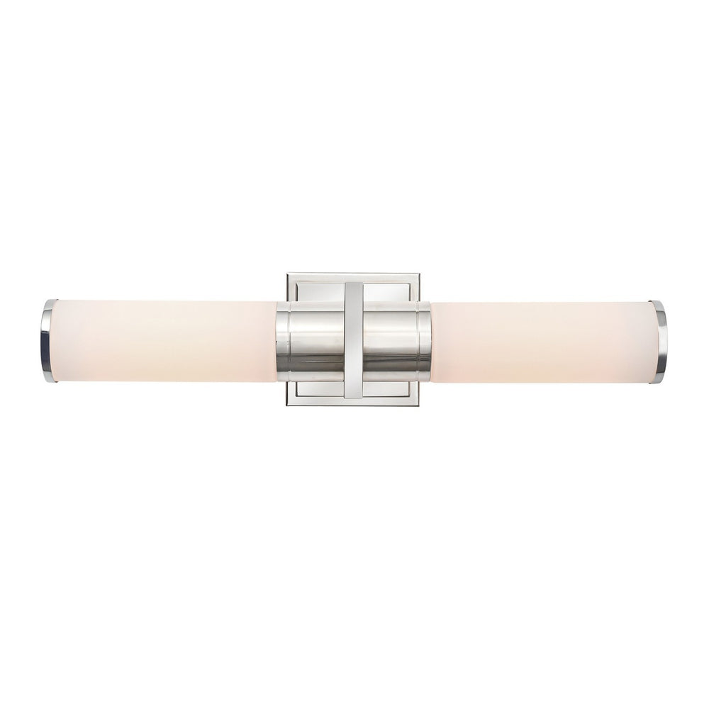 Artcraft Canada - Two Light Bathroom Vanity - Positano - Polished Nickel- Union Lighting Luminaires Decor