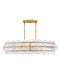 Fredrick Ramond Canada - LED Chandelier - Rene - Distressed Brass- Union Lighting Luminaires Decor
