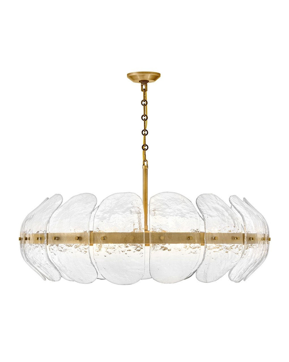 Fredrick Ramond Canada - LED Chandelier - Lillia - Heritage Brass- Union Lighting Luminaires Decor