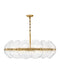 Fredrick Ramond Canada - LED Chandelier - Lillia - Heritage Brass- Union Lighting Luminaires Decor
