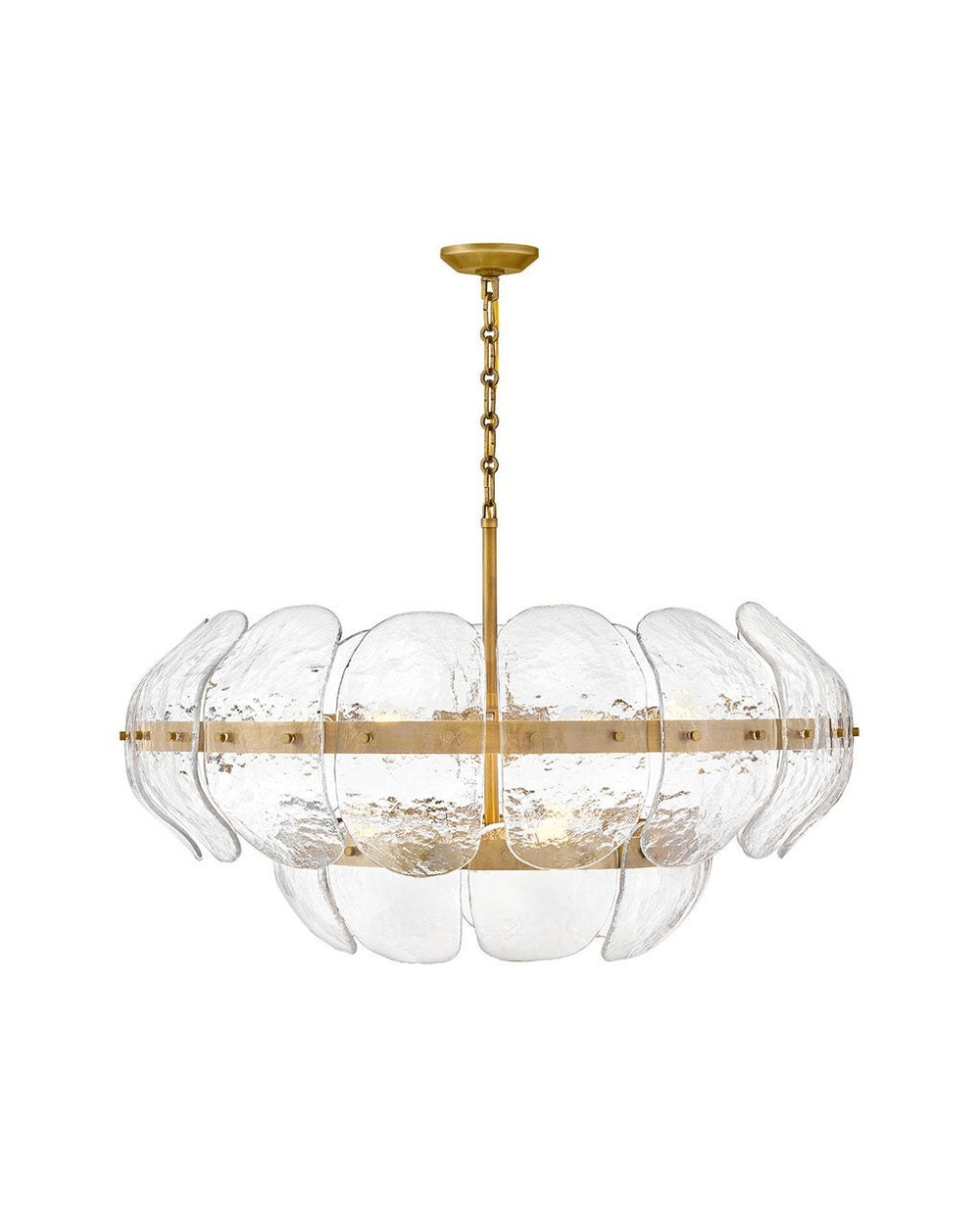 Fredrick Ramond Canada - LED Chandelier - Lillia - Heritage Brass- Union Lighting Luminaires Decor