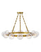 Fredrick Ramond Canada - LED Chandelier - Coco - Lacquered Brass- Union Lighting Luminaires Decor