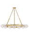 Fredrick Ramond Canada - LED Chandelier - Coco - Lacquered Brass- Union Lighting Luminaires Decor