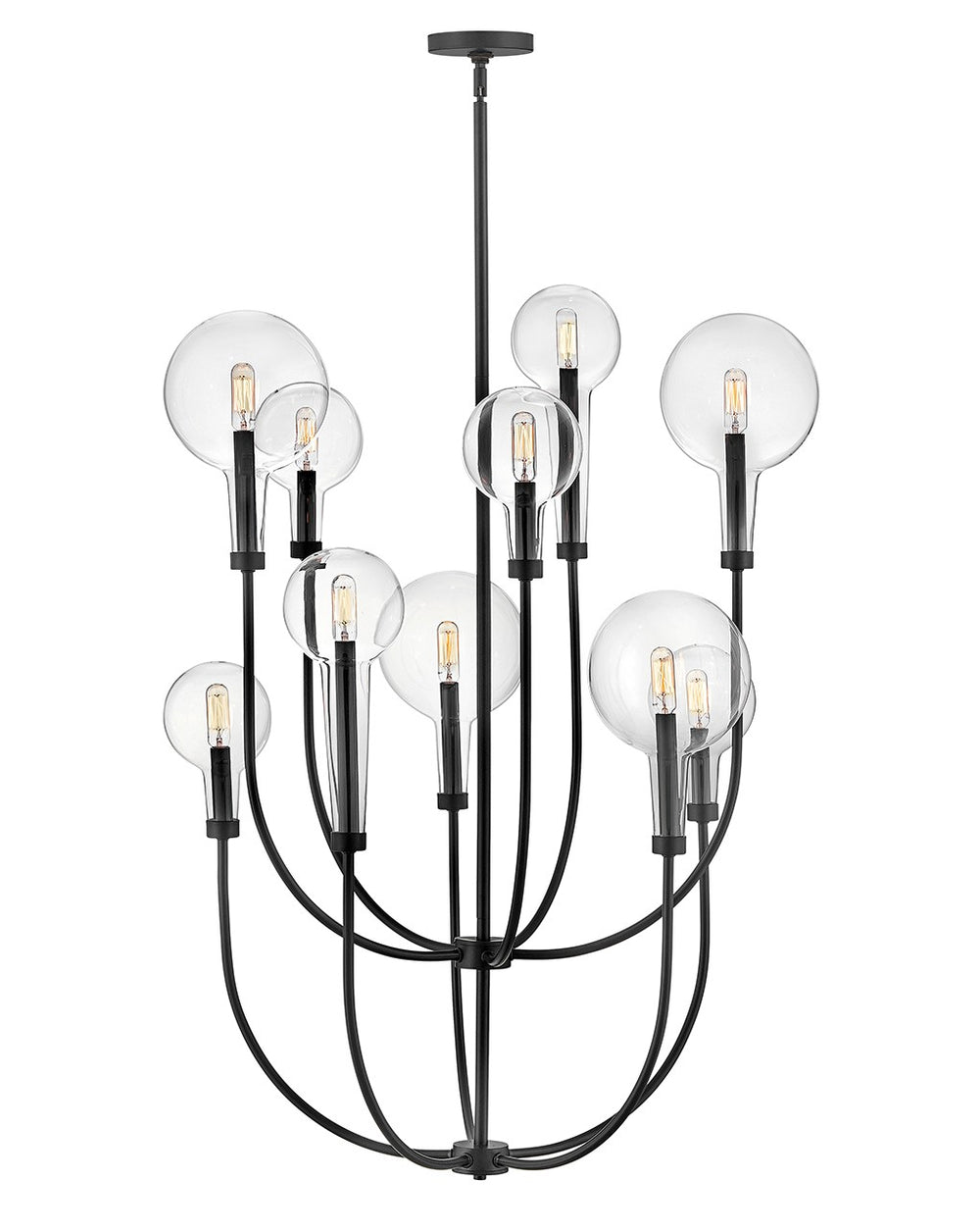 Hinkley Canada - LED Chandelier - Alchemy - Black- Union Lighting Luminaires Decor