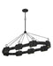 Hinkley Canada - LED Linear Pendant - Raffi - Carbon Black- Union Lighting Luminaires Decor