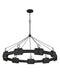 Hinkley Canada - LED Chandelier - Raffi - Carbon Black- Union Lighting Luminaires Decor